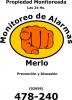 Monitoreo de alarmas Merlo-seguridad electrnica monitoreada